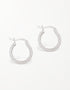 Twisted Elegance Hoop Earrings: Handcrafted Sterling Silver